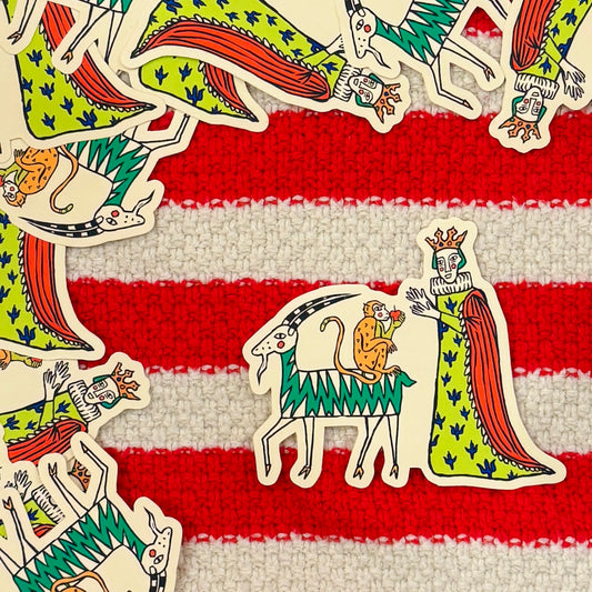 "The Royal Gift" Sticker (4" x 3.5")