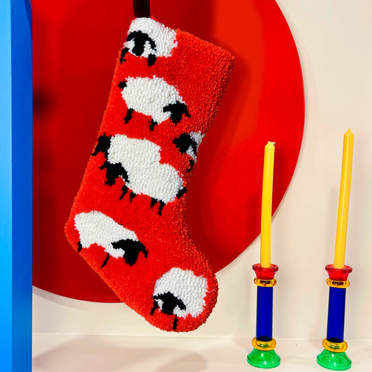 Sheep Stocking Perfect Red